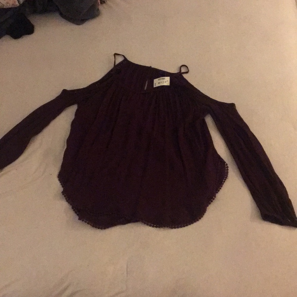Plum blouse